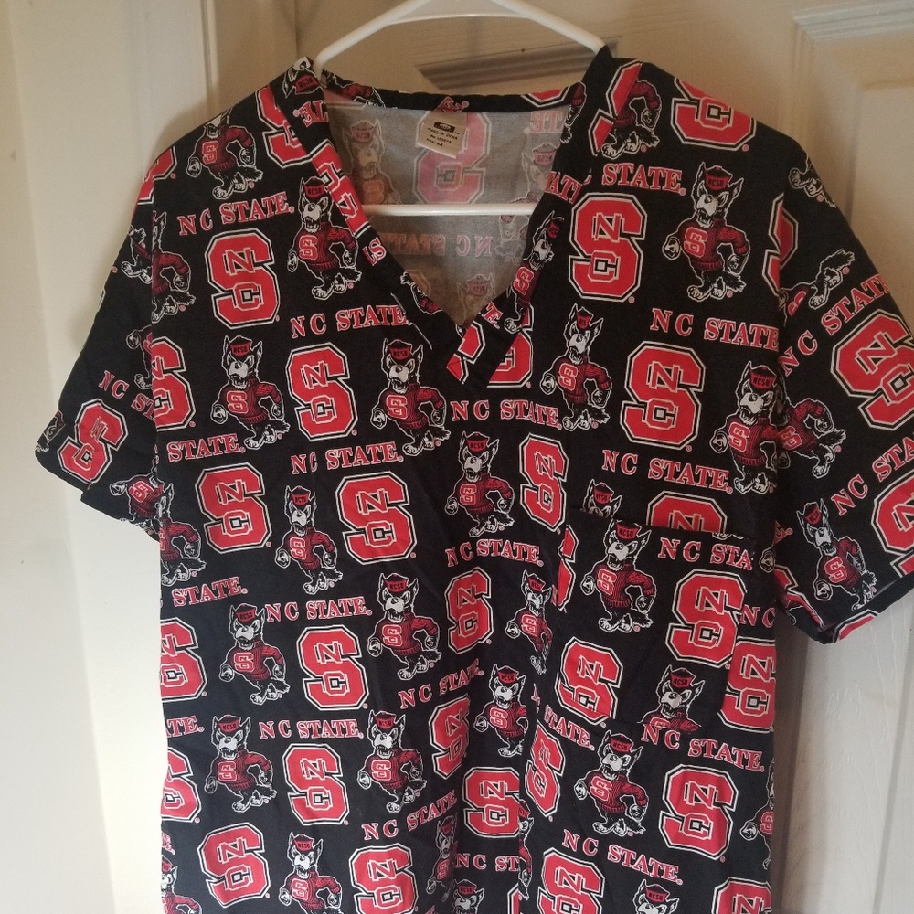 NC State WolfPack Scrub Top